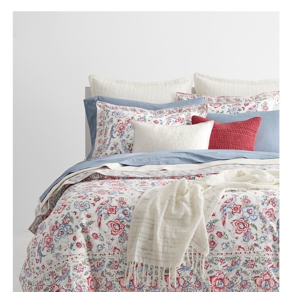 Polo Ralph Lauren lucie floral 3 piece comforter set king - Picture 2 of 7
